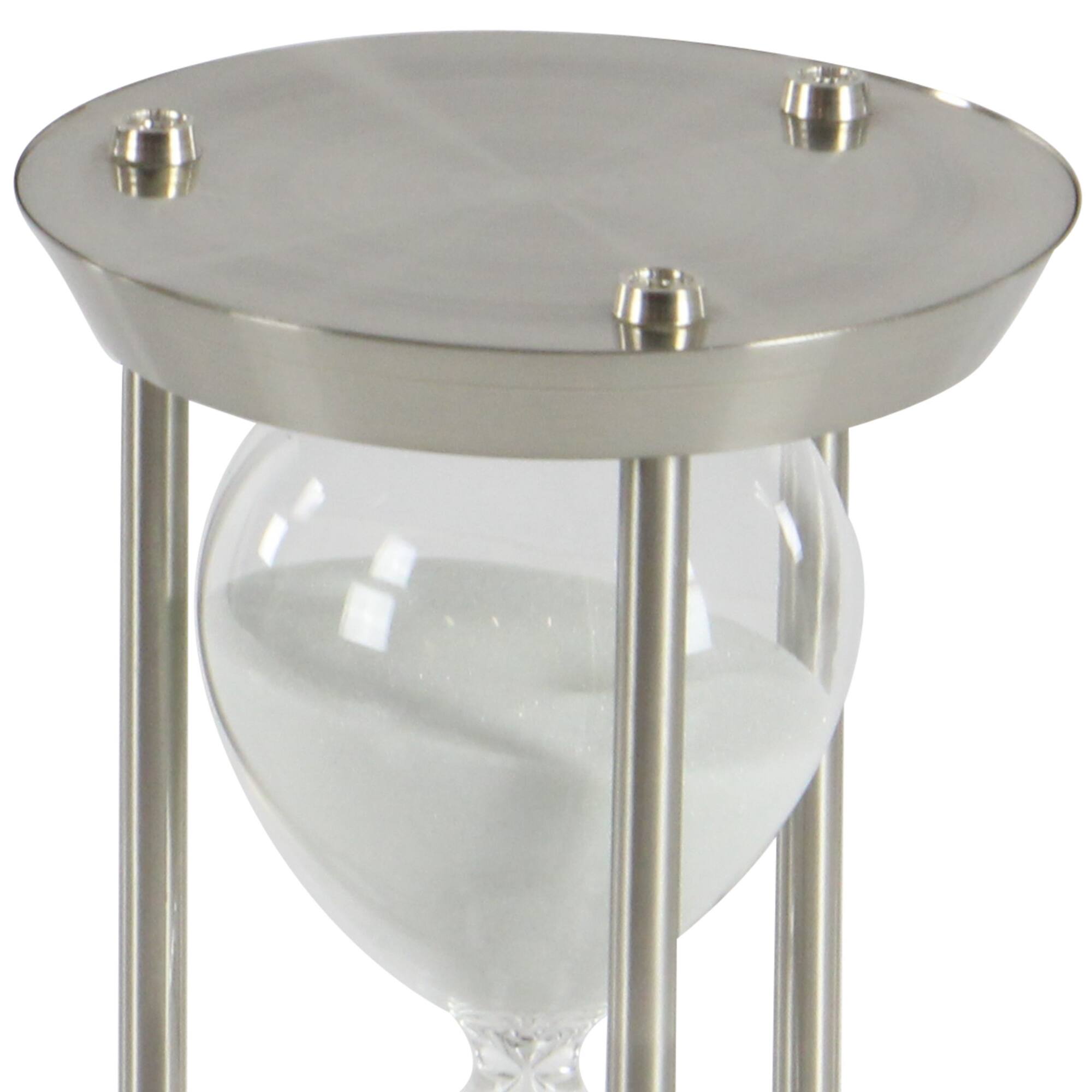 12'' Silver Metal Glam Timer